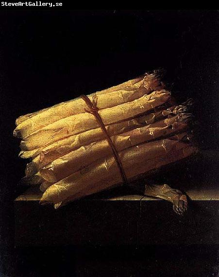 Adriaen Coorte Still Life with Asparagus